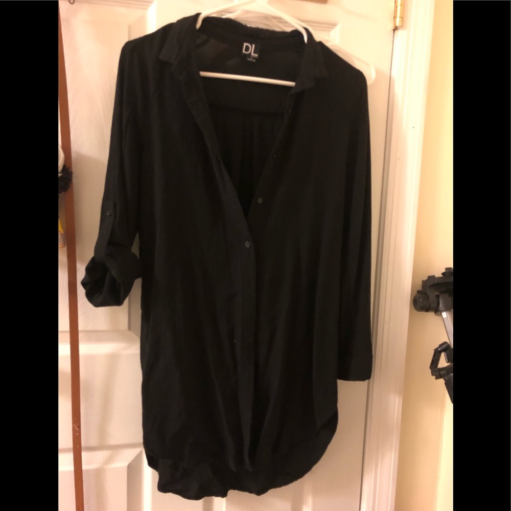 Black Long Dress Shirt